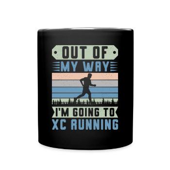Cadeau de course XC amusant Édition XC Runner - Mug uni - noir - Devant
