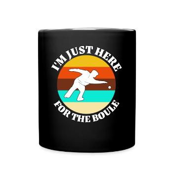Boules - Full Colour Mug - black - Front