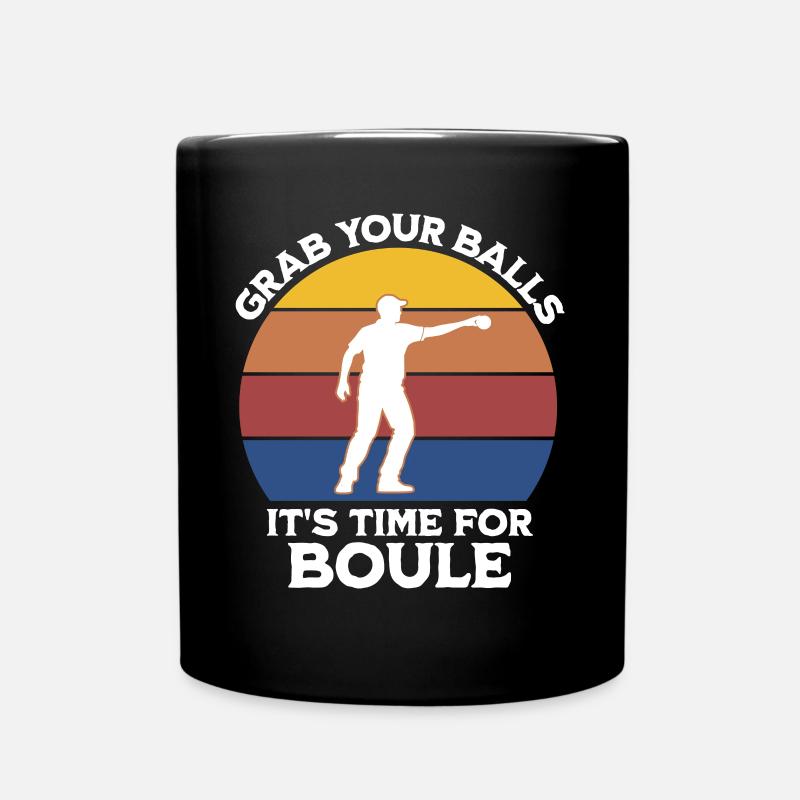 Lustiger Boule Spruch - Tasse einfarbig - Schwarz