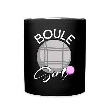 Boule Girl - Full Colour Mug - black - Front