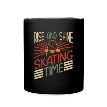 Skateboarding Skateboard Design For Skateboarder - Tasse einfarbig - Schwarz - Vorne