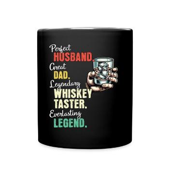 Whiskey Drinker Dad - Full Colour Mug - black - Front