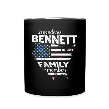 Family Bennett US - Full Colour Mug - black - Front