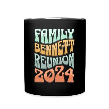 Bennett Family Reunion 2024 - Full Colour Mug - black - Front
