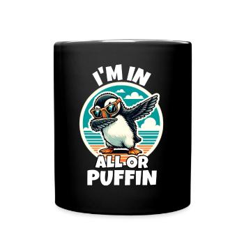 Puffin Sayings - Full Colour Mug - black - Front
