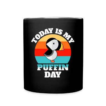 Puffin Sayings - Full Colour Mug - black - Front