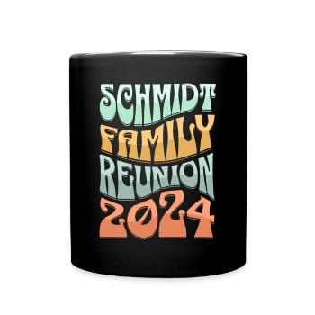 Réunion de la famille Schmidt 2024 - Mug uni - noir - Devant
