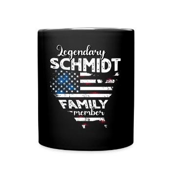 Famille Schmidt États-Unis - Mug uni - noir - Devant