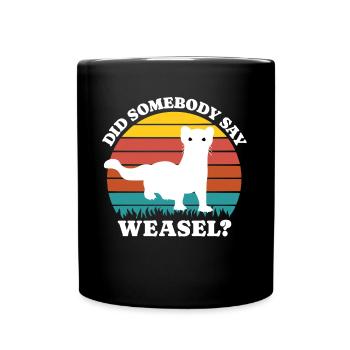 Weasel - Full Colour Mug - black - Front