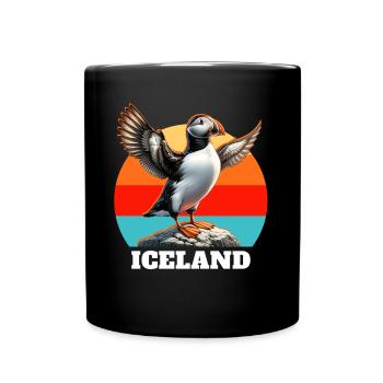 Puffin Sayings - Full Colour Mug - black - Front