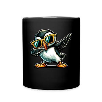 Dabbing Puffin Papageientaucher - Mug uni - noir - Devant