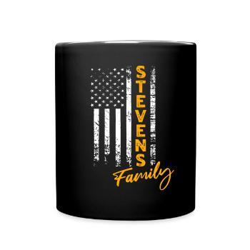 Stevens USA - Tasse einfarbig - Schwarz - Vorne