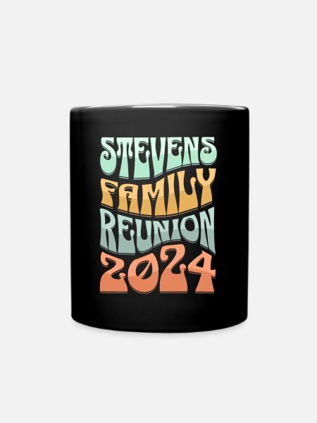 Stevens Family Reunion 2024 - Tasse einfarbig - Schwarz
