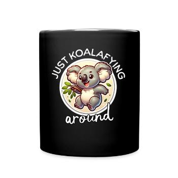 Funny Koala Sayings - Full Colour Mug - black - Front