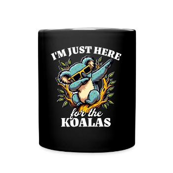 Funny Koala Sayings - Full Colour Mug - black - Front
