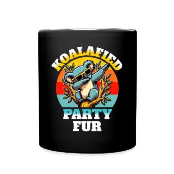 Funny Koala Sayings - Full Colour Mug - black - Front
