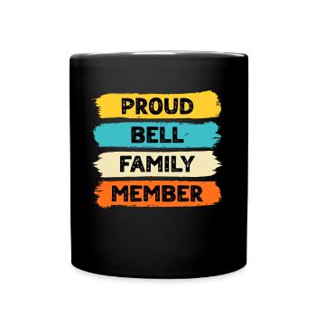 Stolzer Bell - Tasse einfarbig - Schwarz - Vorne