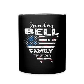 Familie Bell US - Tasse einfarbig - Schwarz - Vorne