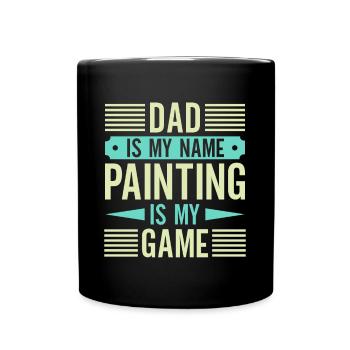 House Painter Dad Unique Gifts - Full Colour Mug - black - Front