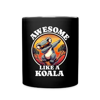 Koala - Full Colour Mug - black - Front