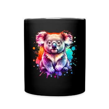 Koala - Full Colour Mug - black - Front