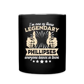 Légende légendaire de Phillips - Mug uni - noir - Devant