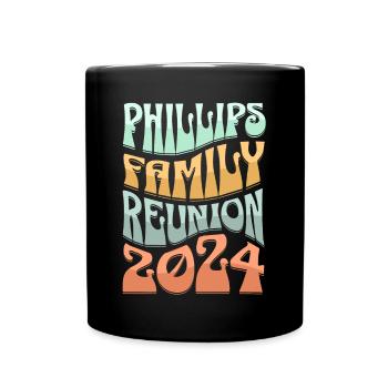 Réunion de famille Phillips 2024 - Mug uni - noir - Devant