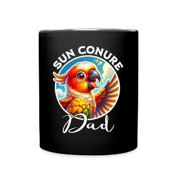 Sun Conure Dad - Full Colour Mug - black - Front
