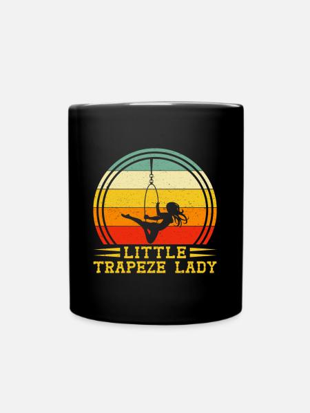 Cadeaux de costume de petite trapèze Lady Circus Performer - Mug uni - noir