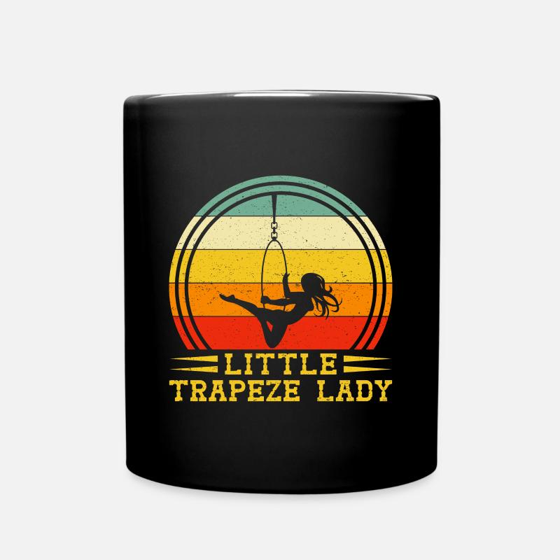 Cadeaux de costume de petite trapèze Lady Circus Performer - Mug uni - noir