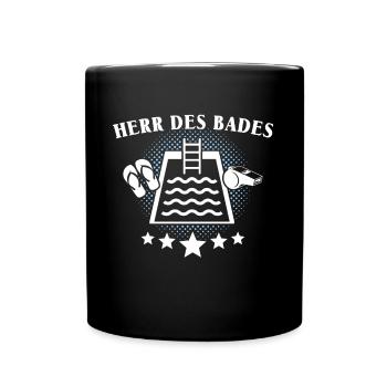Maître nageur - Mug uni - noir - Devant