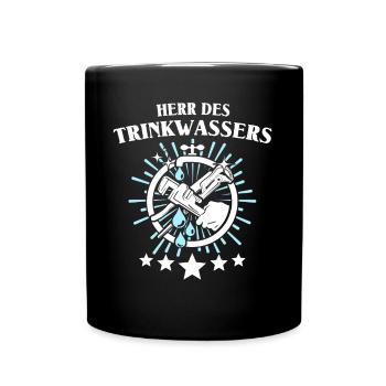 Specialist for Water Master Water Supply Technician - Full Colour Mug - black - Front