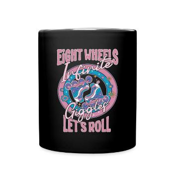 Rollerblades Blade Eight Wheels Let ́s Roll Cadeaux - Mug uni - noir - Devant