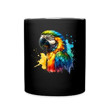 Parrot - Full Colour Mug - black - Front