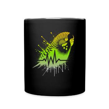Budgie Cardio - Full Colour Mug - black - Front
