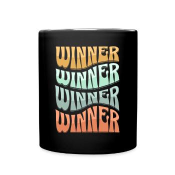 Gewinner - Tasse einfarbig - Schwarz - Vorne