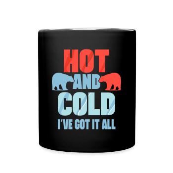 Ice Swimming Hot & Cold I´ve Got It All Ice Gift - Tasse einfarbig - Schwarz - Vorne