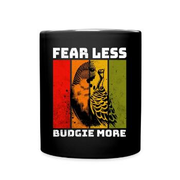 Dictons de perruche - Mug uni - noir - Devant