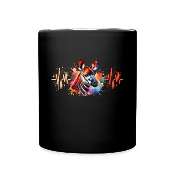 Okapi Cardio - Tasse einfarbig - Schwarz - Vorne