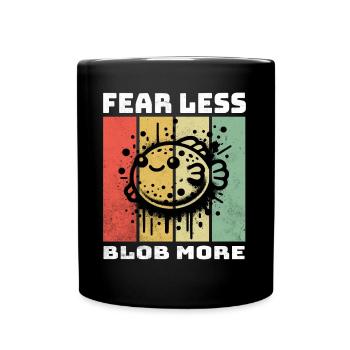 Blobfish Blobfisch - Tasse einfarbig - Schwarz - Vorne