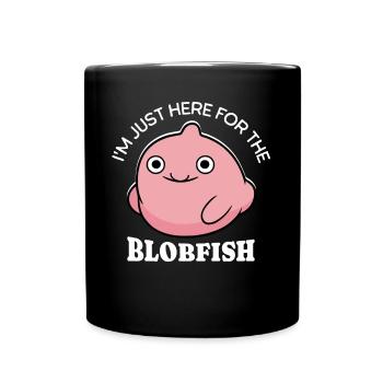 Blobfish Blobfisch - Tasse einfarbig - Schwarz - Vorne