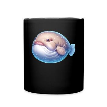 Blobfish Blobfisch - Full Colour Mug - black - Front