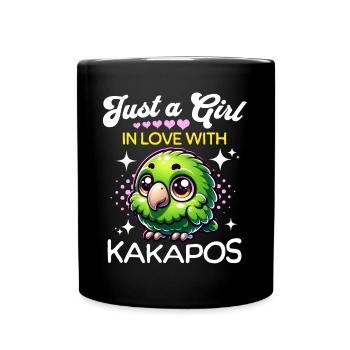 Perroquet de nuit Kakapo - Mug uni - noir - Devant