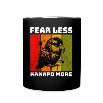 Kakapo Night Parrot - Full Colour Mug - black - Front