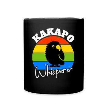 Night Parrot Whisperer - Full Colour Mug - black - Front