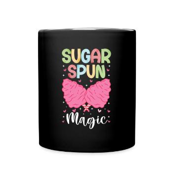 Sugar Spun Magic - Barbe à papa Cadeau pour enfants - Mug uni - noir - Devant