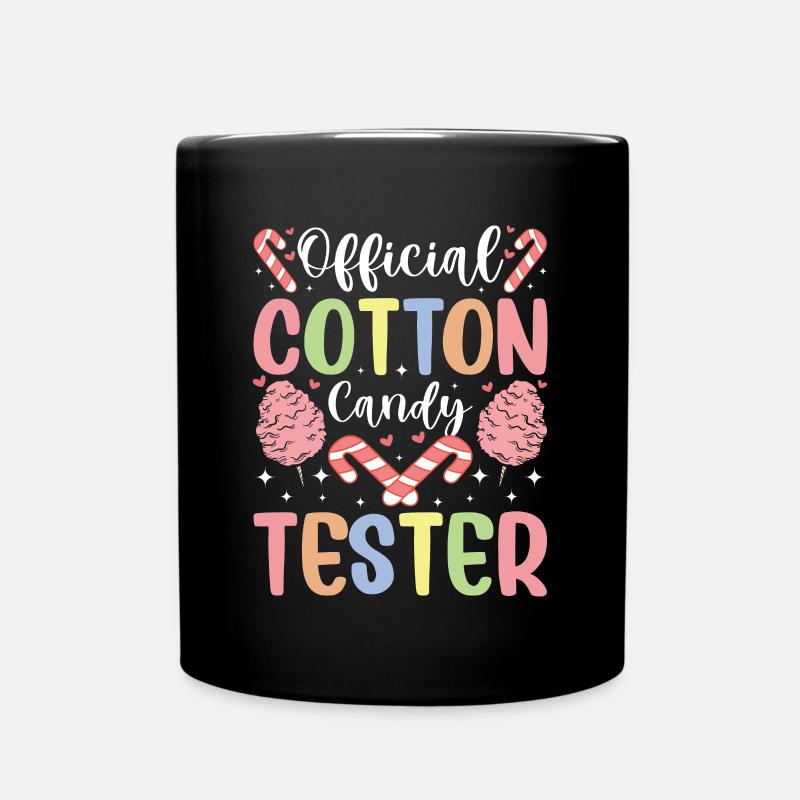 Official Cotton Candy Tester Sweets - Full Colour Mug - black