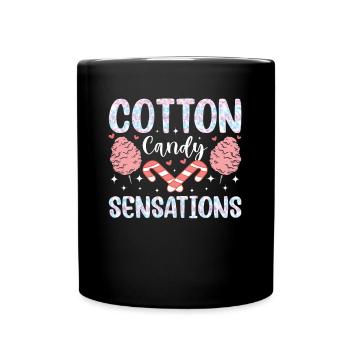 Fairground Cotton Candy Candy Sensations - Full Colour Mug - black - Front