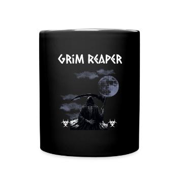 Grim Reaper Halloween - Tasse einfarbig - Schwarz - Vorne
