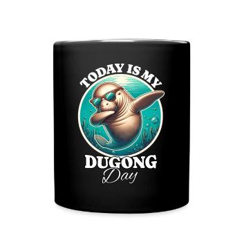 Manatee Dugong - Full Colour Mug - black - Front
